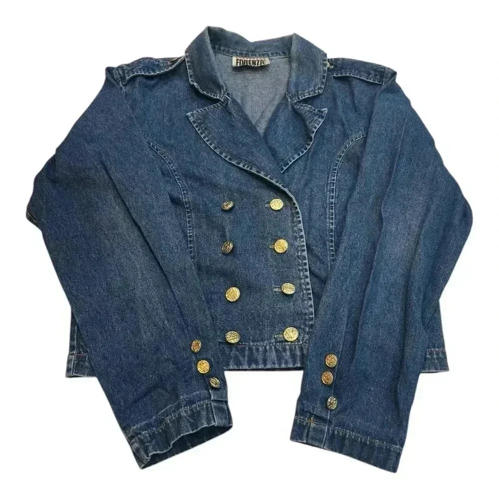 VTG Forenza 80's Style Denim Jean Jacket